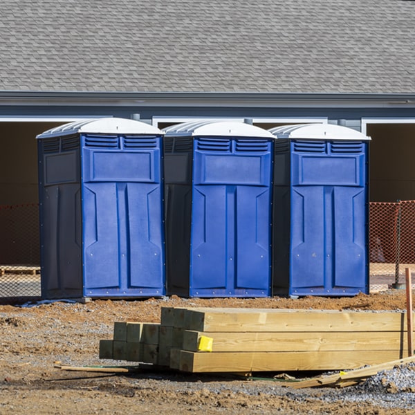 what is the maximum capacity for a single portable toilet in Nashotah